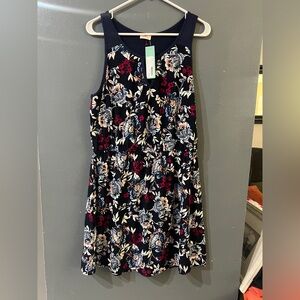 NWT pixley Floral Sleeveless Dress